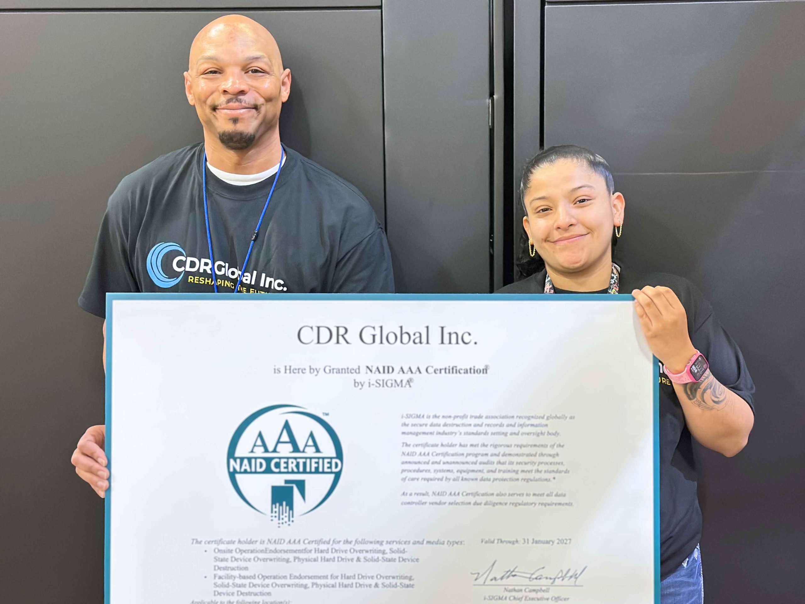 NAID ITAD CDR Global