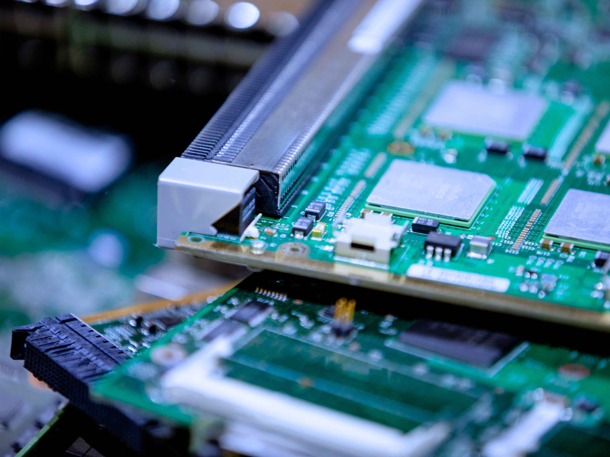 Old assets are piled up and ready to be destroyed safely.